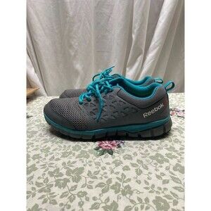^ Reebok 8.5 W Work Women's Sublite Cushion Work Alloy Toe Safety Shoes RB045